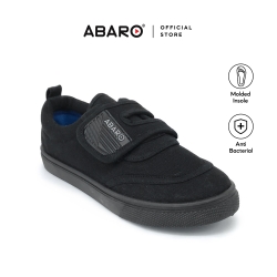 Black School Shoes Canvas 2621 Pre-School | Primary Unisex ABARO